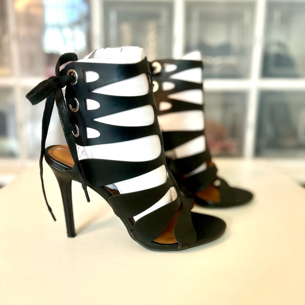 Sexy Strappy Lace-Up Heels